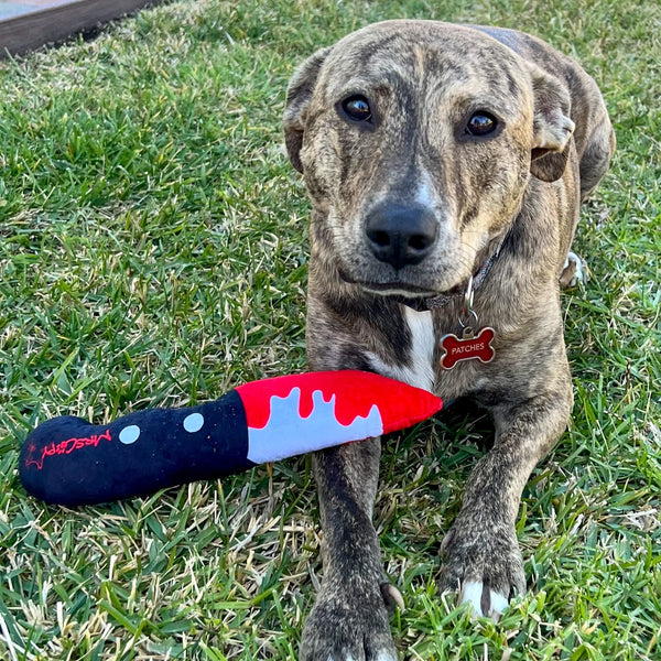 Original Bloody Knife® Dog Toy MrsCopyCat