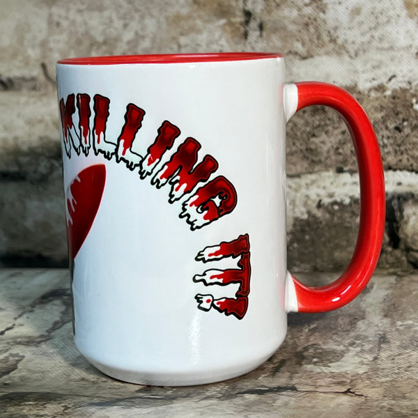 Bloody Knife® Tuxedo Cat Coffee Mug MrsCopyCat