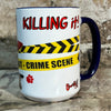 Bloody Knife® Tabby Kitten Killing it Mug MrsCopyCat