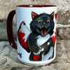 Bloody Knife® Tuxedo Cat Coffee Mug MrsCopyCat