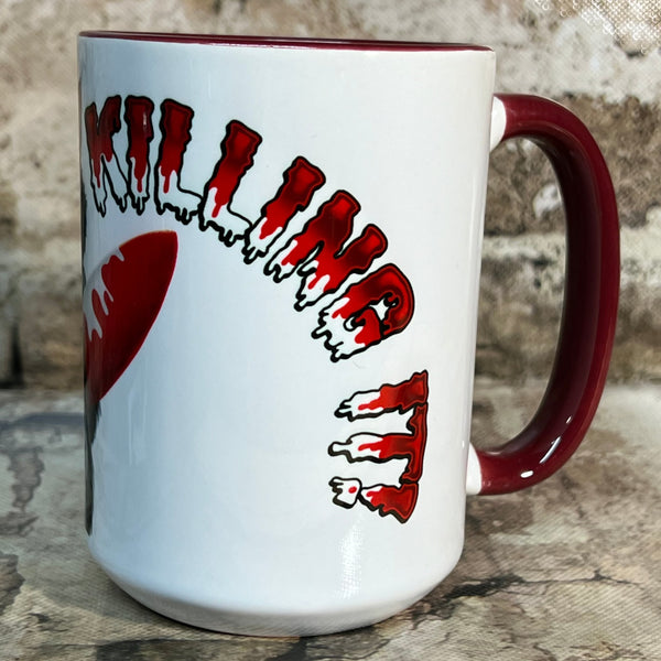 Bloody Knife® Tuxedo Cat Coffee Mug MrsCopyCat