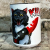 Bloody Knife® Tuxedo Cat Coffee Mug MrsCopyCat