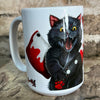 Bloody Knife® Black Cat Coffee Mug MrsCopyCat