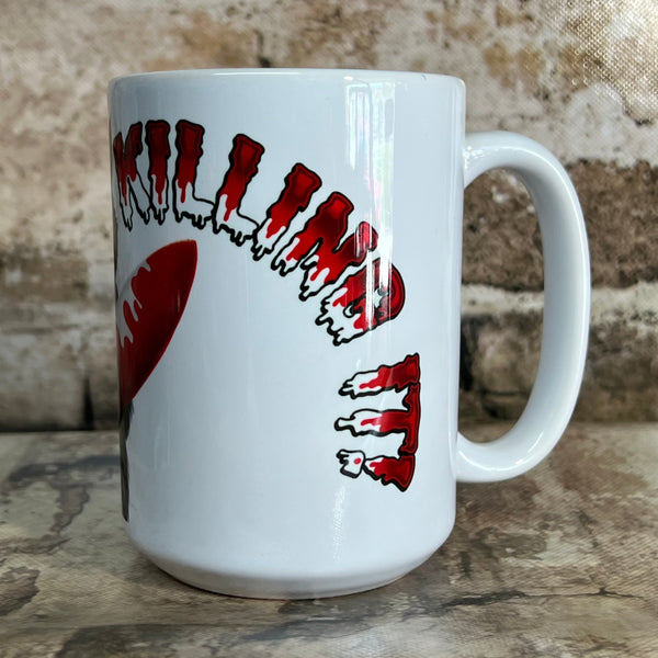 Bloody Knife® Black Cat Coffee Mug MrsCopyCat