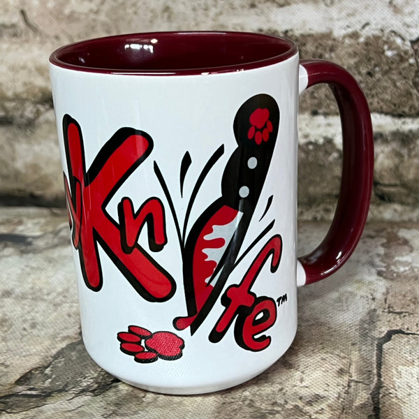 Bloody Knife® Logo Coffee Mug MrsCopyCat