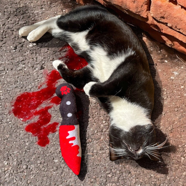 Original Bloody Knife® Refillable Catnip Toy MrsCopyCat