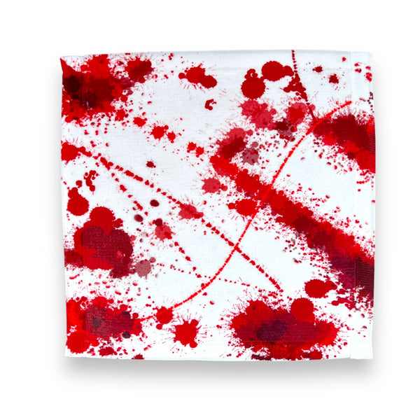 Blood Spatter Washcloth