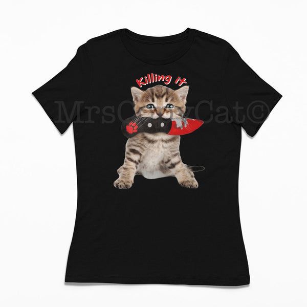 Bloody Knife® Killing it Unisex T-Shirt MrsCopyCat