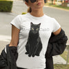 Black Cat Mens or Women's T-Shirt MERCURY MrsCopyCat