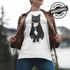 White Tuxedo Cat T-Shirt PLOOMY MrsCopyCat