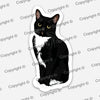 Tuxedo Cat Sticker PALOMA MrsCopyCat