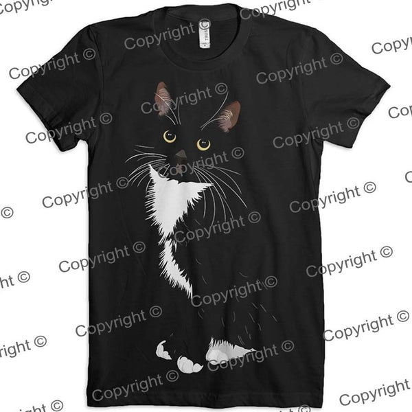 Tuxedo Cat Women's T-Shirt PALOMA | The Original MrsCopyCat