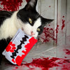 Bloody Knife Razor Blade Catnip Toy