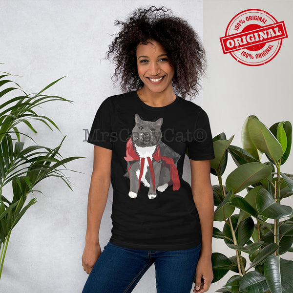 Vampire Cat Unisex T-Shirt RAVIOLI MrsCopyCat