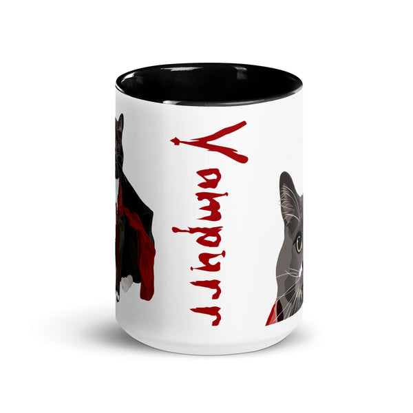 Vampire Cat Coffee Mug RAVIOLI MrsCopyCat