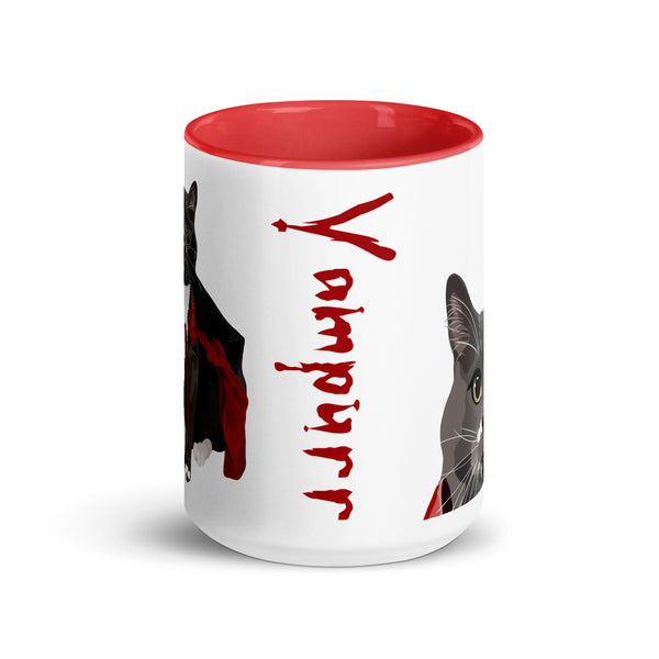 Vampire Cat Coffee Mug RAVIOLI MrsCopyCat