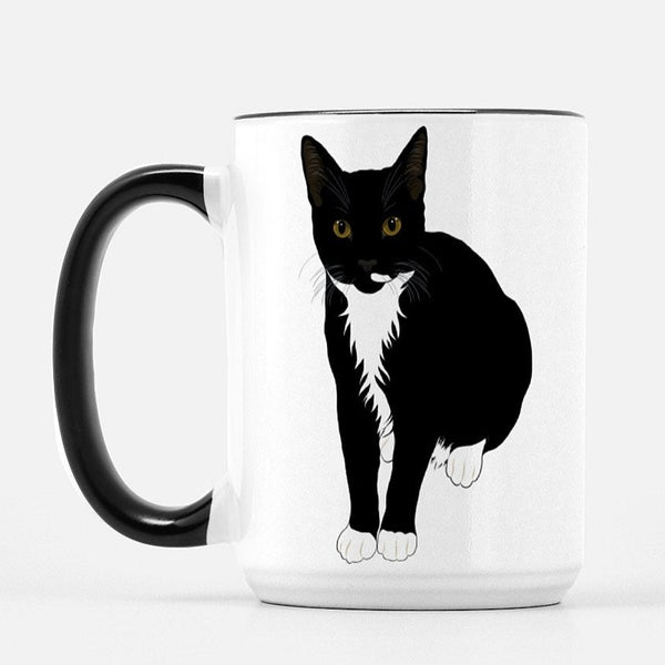 Tuxedo Cat Mug PICASSO MrsCopyCat