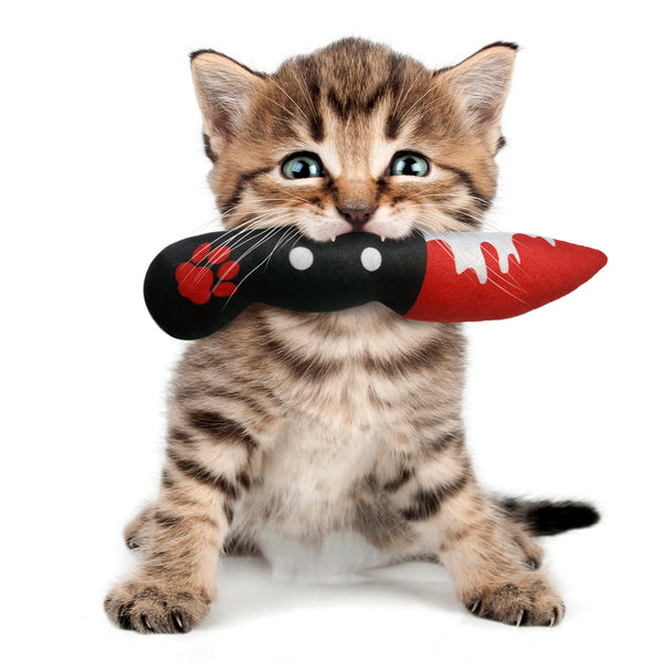 Original Bloody Knife® Refillable Catnip Toy MrsCopyCat