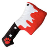 Original Bloody Cleaver Dog Squeaky & Crinkle Toy MrsCopyCat